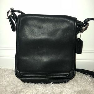 Coach black cross body bag